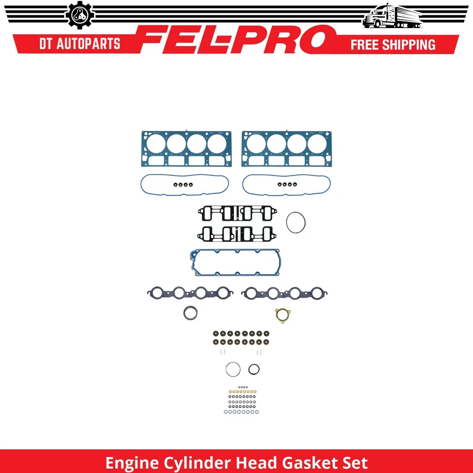 Juego de juntas de culata de motor Fel-Pro para Chevrolet Express 2500 2008-2020 6,0 L Foto 1 de 1