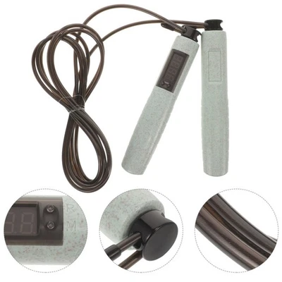  1 Set Springseil-Zähler, kabelloses Springseil, Zähl-Springseil, digitales - Bild 1 von 4