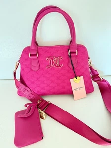 NUEVO CON ETIQUETAS BOLSO BANDOLERA JUICY COUTURE TEAM JUICY FORVER MINI CARTERA ROSA - Imagen 1 de 6