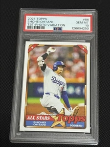 2024 Topps Throwback Thursday Image Variation SP Shohei Ohtani PSA 10 #86 - Bild 1 von 3