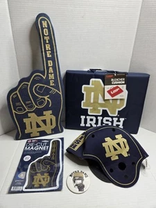 De colección Notre Dame Lucha Irlandés Espuma Dedo Blanqueador Cojín Sombrero Imán Prendedor - Imagen 1 de 15
