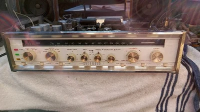 Amplificador de tubo estéreo Sherwood S-8000 sintonizador FM funciona suena bien Foto 1 de 4
