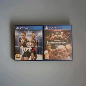 PS4 Fighting Game Bundle – Big Rumble Boxing Creed Champions + UFC 2 – Tested - Picture 1 of 3
