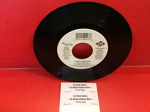 R.Kelly/Celine Dion - I'm Your Angel - w/Jukebox Strip - 45RPM - Picture 1 of 2