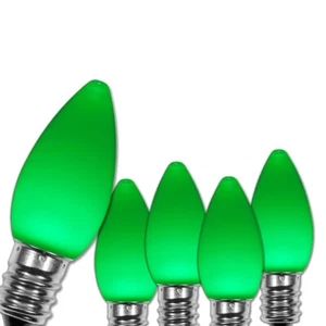 OptiCore C7 Unbreakable Christmas Light Replacement Bulbs, Vintage Smooth 25 ct. - Picture 1 of 44
