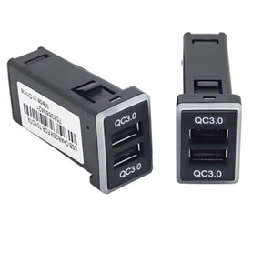 Cargador puerto USB QC 3.0 para Toyota Tacoma Tundra Sequoia Mitsubishi Outlander - Imagen 1 de 5