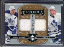 2007-08 Artifacts Tundra Tandems Jersey #TTMW Bryan McCabe/Ian White /125