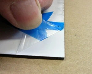 Alu-Verbundplatte 2 mm weiß Zuschnitt 481 x 127 mm, Deckschicht 0,25 mm DIBOND® - Bild 1 von 3