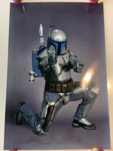 READ! Jango Fett PHOTO Poster 24x36 Star Wars Attack of the Clones Movie - Picture 1 of 8