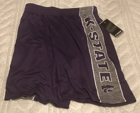 Kansas State Wildcats Shorts Mens Medium Colosseum Athletics NCAA NWT $29.99 Cover