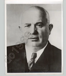 Foto de prensa 1956 del primer ministro soviético Nikita Khrushchev política guerra fría - Imagen 1 de 2