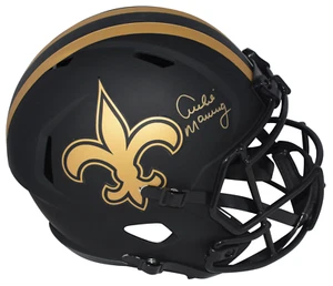 ARCHIE MANNING SIGNED NEW ORLEANS SAINTS ECLIPSE FULL SIZE HELMET FANATICS - Picture 1 of 1