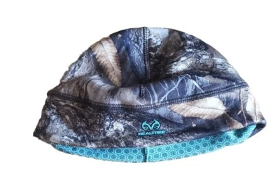 NWT RealTree Edge Womens Heat Retention Camo Beanie Blue Interior - Image 1 of 3