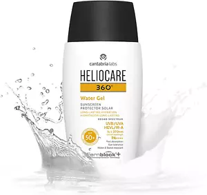 Heliocare HELIO 360º WATER GEL SPF50+ 50ML (FREE NEXT DAY Delivery) - Picture 1 of 7