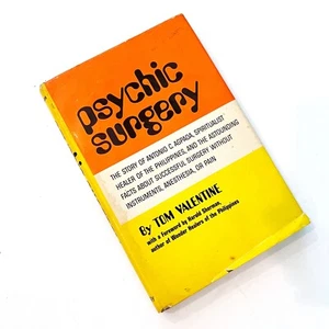 PSYCHIC SURGERY By Tom Valentine - Hardcover 1973 with Dust Cover - Picture 1 of 11