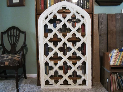 Gothic Church Quatrefoil Pipe Organ Grill Victorian Garden Trelis Fretwork Grate Cover