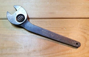 Llave inglesa ajustable vintage para maquinaria de tractor herramientas manuales mecánicas antiguas - Imagen 1 de 7