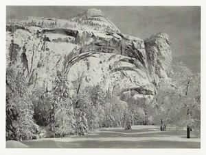 Postcard Ansel Adams, Photographer "North Dome, Yosemite Natl Park, CA" 1940 MNT - Picture 1 of 1