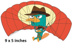 Calcomanía Perry Ornitorrinco Agente P Phineas y Ferb pegatina de pared palo peeling decoración artística - Imagen 1 de 1