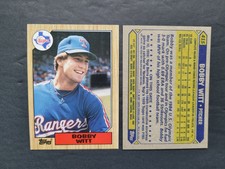 BOBBY WITT CARDS Your Pick TOPPS Fleer Donruss Leaf Score UD 1986 Rookie to 1994