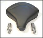 Large Lycette Saddle Seat + Chrome Spring Classic Motorcycles Bsa Custom Triumph