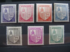 ANDORRE FRANCAIS neufs n° 93 à 99