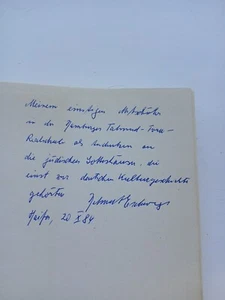 Die Synagoge in deutscher Geschichte, Helmut Eschwege, beschriftet vom Autor - Bild 1 von 12