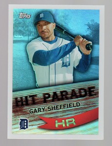 2007 Topps Hit Parade Insert Gary Sheffield Baseball Card Detroit Tigers
