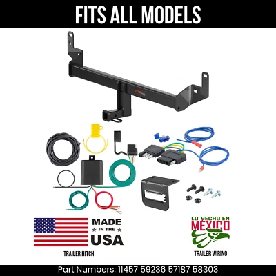 Сцепное устройство для прицепа Chevy Bolt EV 17–23 годов выпуска + 5-контактная проводка подходит для всех моделей комплект для буксировки курта - Изображение 1 из 4