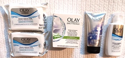 Olay Regenerist Facial Cleanser Daily Facials Cloths Makeup Remover Wipes Lot - Image 1 of 4