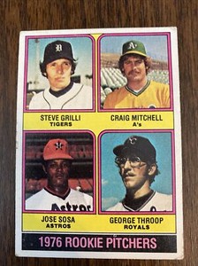 1976 Topps - 1976 Rookie Pitchers #591 Steve Grilli, Jose Sosa, Craig...