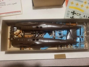 Matchbox PK-403 Heinkel III 1/72 Open Box Started inc. decals instructions - Picture 1 of 5