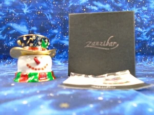 Zanzibar Collectable Trinket Box release No. 276 Snowman New - Picture 1 of 1