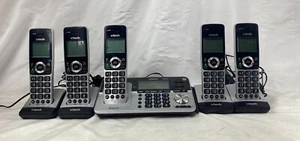 VTech 5 Handset Cordless Phone Set - Extended Range Expandable - Model VS113 5 - Zdjęcie 1 z 21