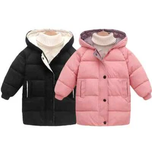 Kids Down Winter Autumn Teen Cotton Clothes Boys Girls Cotton-Padded Parka Coats - Picture 1 of 33
