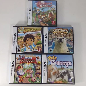LIST Nintendo DS game cases only Cover Art Instruction Guide NO CARTRIDGES USED - Picture 1 of 36