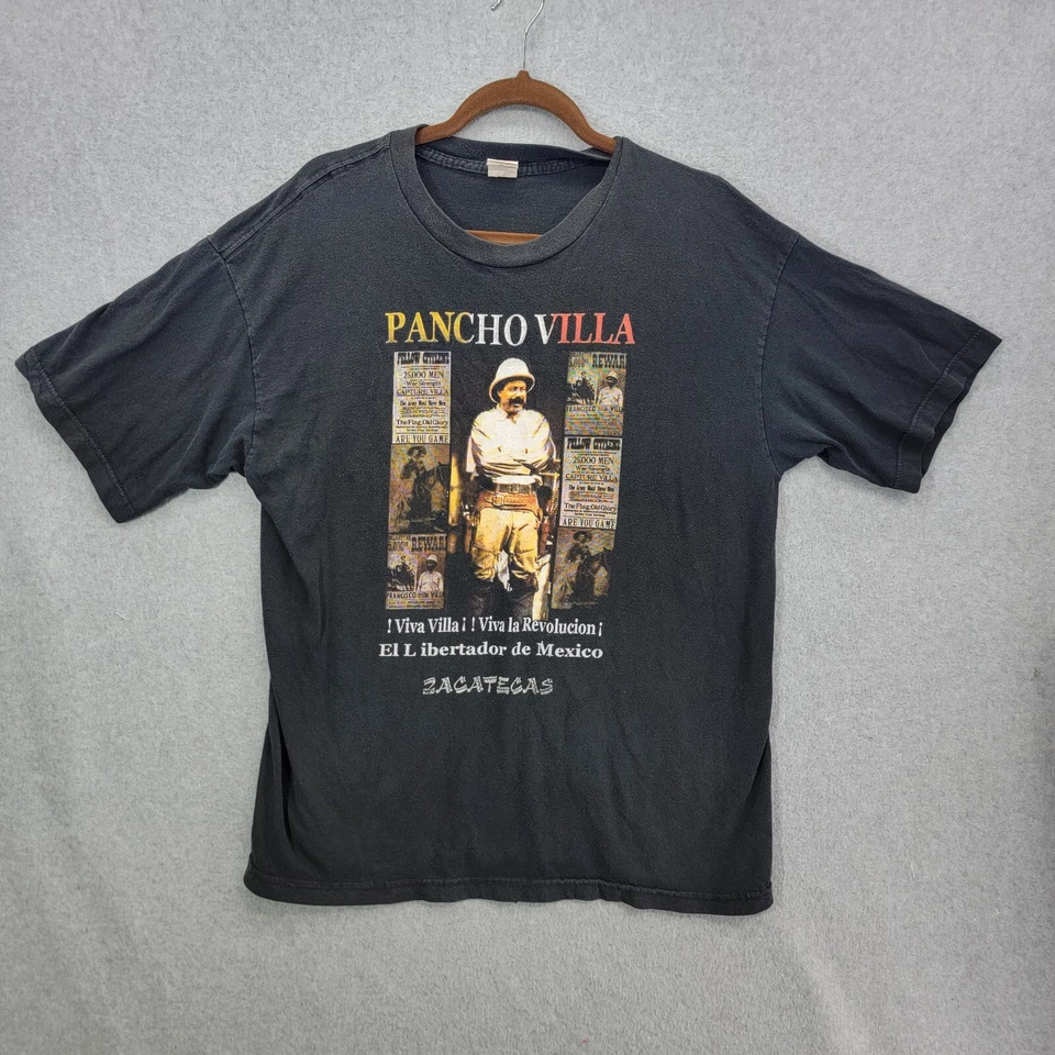 vintage Pancho Villa Shirt adult XL zacatecas distressed - Image 1 of 4