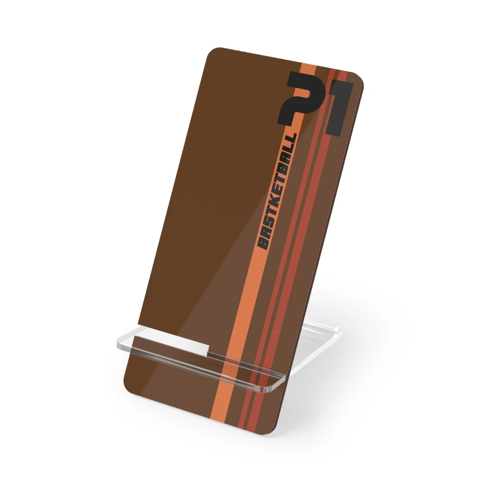 Baloncesto Jugador de Pelota B Rayas Escritorio Tecnología Teléfono Soporte de Exhibición Regalo Foto 1 de 1