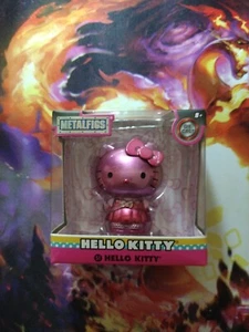 2023 Jada Toys Hello Kitty Series, S1 PINK HELLO KITTY, Diecast, 2" High, HTF, - Picture 1 of 5