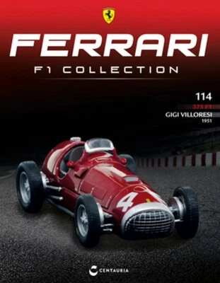 NEW IXO 1:43 F1 FERRARI 375 F1 - Gigi Villoresi 1951 - Italian GP +Magazine - Immagine 1 di 4