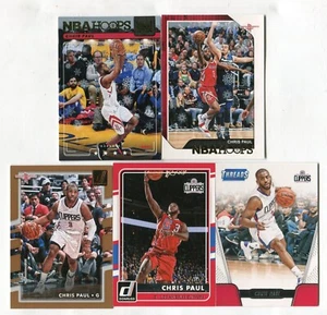 Chris Paul 5 Card Basketball Card Lot HORNETS CLIPPERS THUNDER SUNS (LOT 21) - Picture 1 of 1