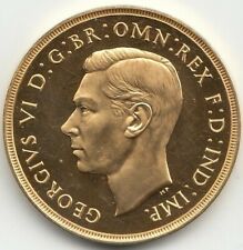 1937 GOLD PROOF TWO POUND £2 COIN GREAT BRITAIN KING GEORGE VI - VERY RARE