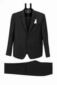 Dolce & Gabbana Men’s Solid Black 2-Piece Suit Size 40R (US) / 50R (Italy) NWT - Picture 1 of 8