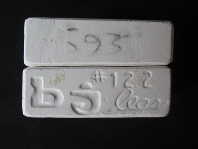 Vintage BJ Molds Ceramic Slip Casting Mold #122 Bird Legs Pre-Owned Craft Mold - Image 1 of 4