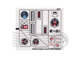 1x LEGO Set 60092 Sticker (20800/6109063) - Picture 1 of 1