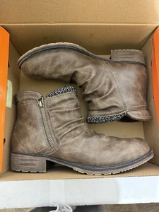 Super süßer Sporto Damen Bootie Reißverschluss Größe 8,5 braun - Bild 1 von 11