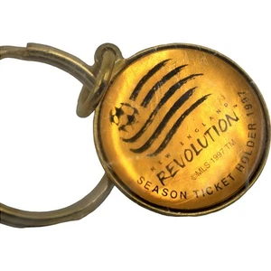 New England Revolution 1997 Season Ticket Holder Gold Keychain - Picture 1 of 5