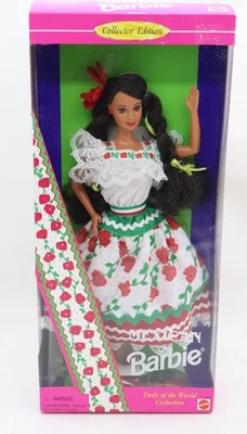 Muñeca Barbie mexicana Mattel 1995 vintage en caja original Foto 1 de 4