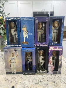 Neu! (8) Bobblehead Lot Clayton Kershaw 2025 2011 2017 2023 2015 2019 LA Dodgers - Bild 1 von 14