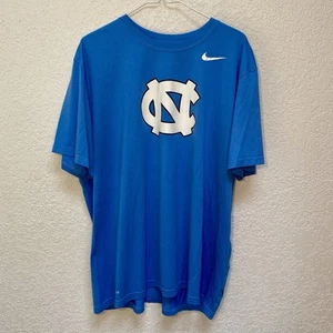 North Carolina Tar Heels T-Shirt Men’s 2XL Blue Athletic Cut Short Sleeve Tee - Picture 1 of 10